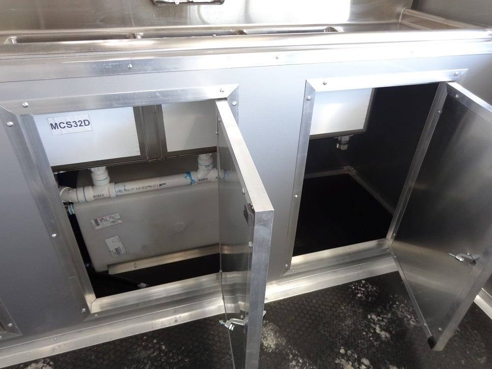 524-8.5-x-22-black-flat-nose-concession-food-trailer-7.jpg 8.5' x 22' Black Flat Nose Concession Food Trailer