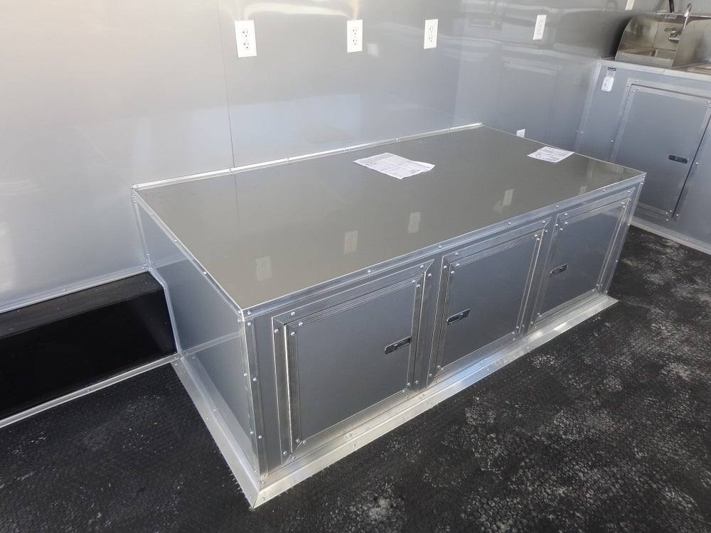 524-8.5-x-22-black-flat-nose-concession-food-trailer-8.jpg 8.5' x 22' Black Flat Nose Concession Food Trailer