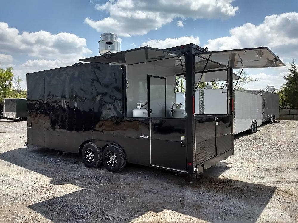 526-8.5-x-22-black-out-concession-food-trailer-with-appliances-1.jpg 8.5' x 22' Black Out Concession Food Trailer With Appliances