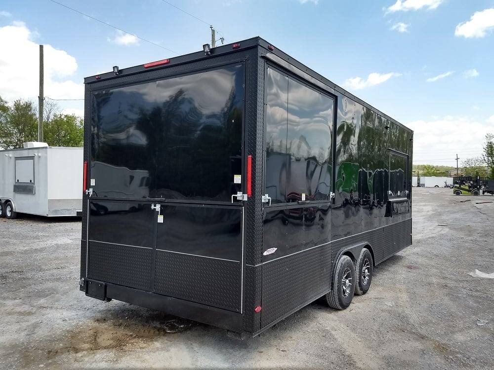 526-8.5-x-22-black-out-concession-food-trailer-with-appliances-8.jpg 8.5' x 22' Black Out Concession Food Trailer With Appliances