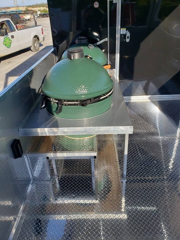 527-8.5-x-22-black-porch-style-bbq-concession-food-trailer-14.jpg 8.5' x 22' Black Porch Style BBQ Concession Food Trailer