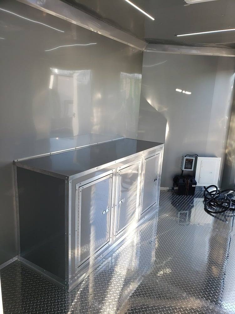 527-8.5-x-22-black-porch-style-bbq-concession-food-trailer-16.jpg 8.5' x 22' Black Porch Style BBQ Concession Food Trailer