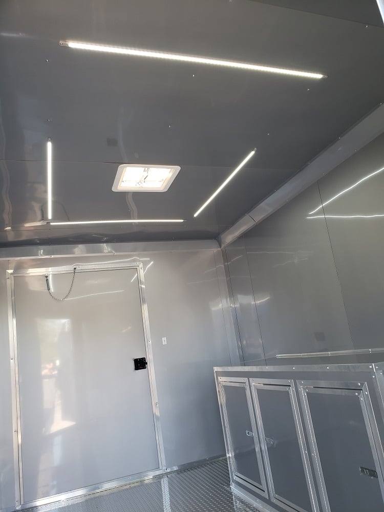 527-8.5-x-22-black-porch-style-bbq-concession-food-trailer-5.jpg 8.5' x 22' Black Porch Style BBQ Concession Food Trailer