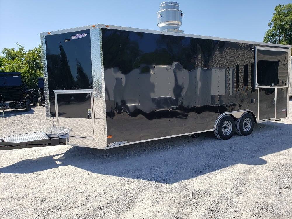 528-8.5-x-22-black-porch-style-concession-food-trailer-17.jpg 8.5' x 22' Black Porch Style Concession Food Trailer