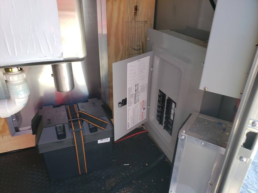528-8.5-x-22-black-porch-style-concession-food-trailer-22.jpg 8.5' x 22' Black Porch Style Concession Food Trailer