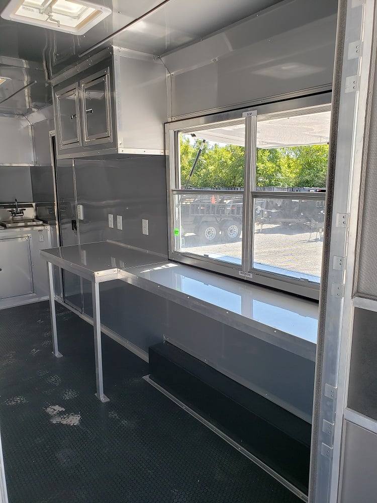528-8.5-x-22-black-porch-style-concession-food-trailer-25.jpg 8.5' x 22' Black Porch Style Concession Food Trailer