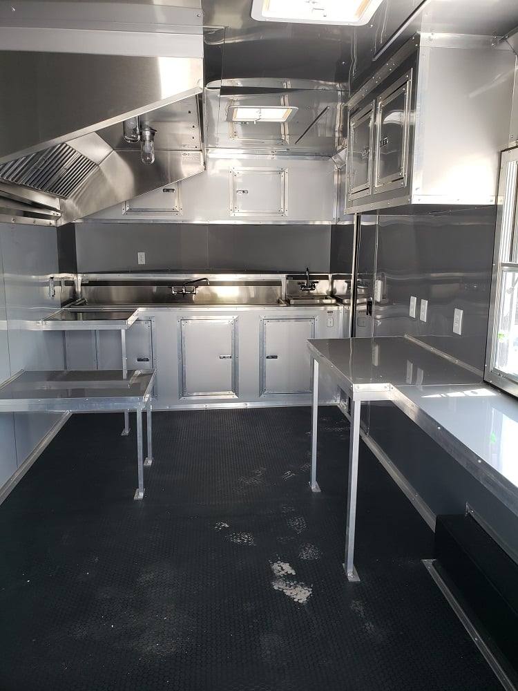 528-8.5-x-22-black-porch-style-concession-food-trailer-9.jpg 8.5' x 22' Black Porch Style Concession Food Trailer