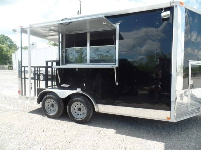 53-8.5-x-14-concession-bbq-food-trailer-black-event-catering-33.jpg 8.5' x 14' Concession BBQ Food Trailer Black Event Catering