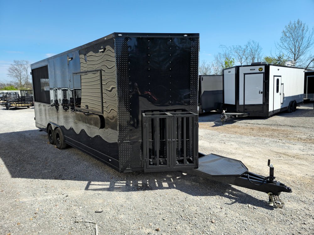 530-8.5-x-22-black-with-blackout-concession-trailer-bbq-event-catering-10.jpg 8.5' X 22' Black With Blackout Concession Trailer BBQ Event Catering