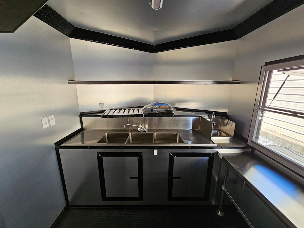 530-8.5-x-22-black-with-blackout-concession-trailer-bbq-event-catering-20.webp 8.5' X 22' Black With Blackout Concession Trailer BBQ Event Catering