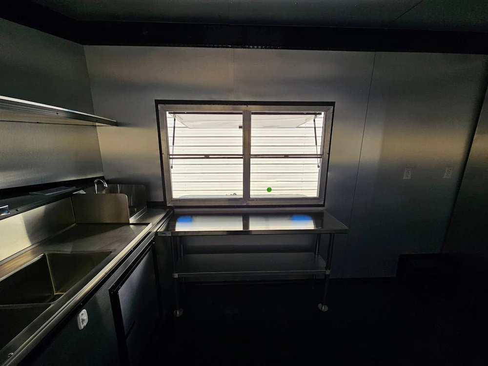 530-8.5-x-22-black-with-blackout-concession-trailer-bbq-event-catering-21.webp 8.5' X 22' Black With Blackout Concession Trailer BBQ Event Catering