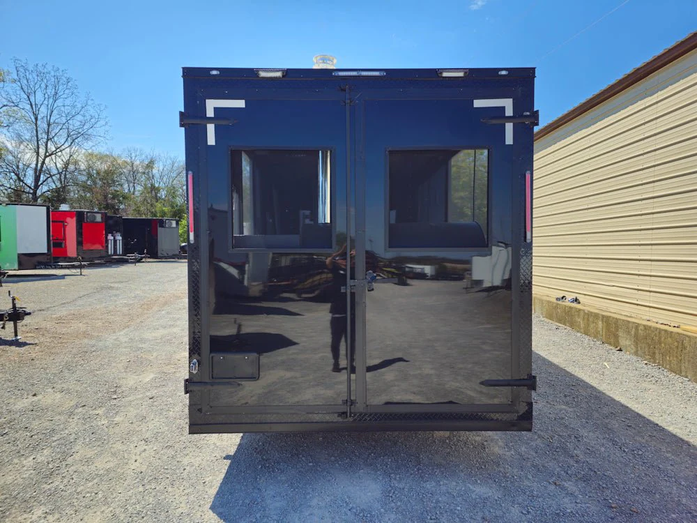 530-8.5-x-22-black-with-blackout-concession-trailer-bbq-event-catering-7.webp 8.5' X 22' Black With Blackout Concession Trailer BBQ Event Catering