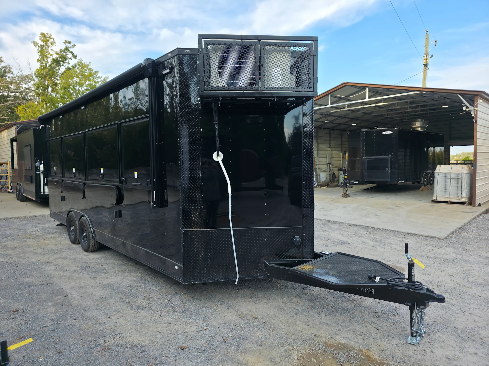 531-8.5-x-22-black-with-blackout-trim-concession-trailer-event-catering-10.webp 8.5' X 22' Black With Blackout Trim Concession Trailer Event Catering
