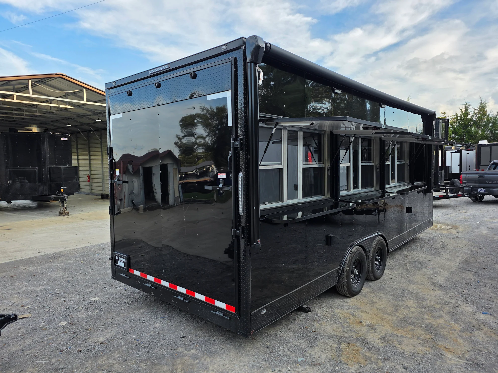 531-8.5-x-22-black-with-blackout-trim-concession-trailer-event-catering-11.webp 8.5' X 22' Black With Blackout Trim Concession Trailer Event Catering