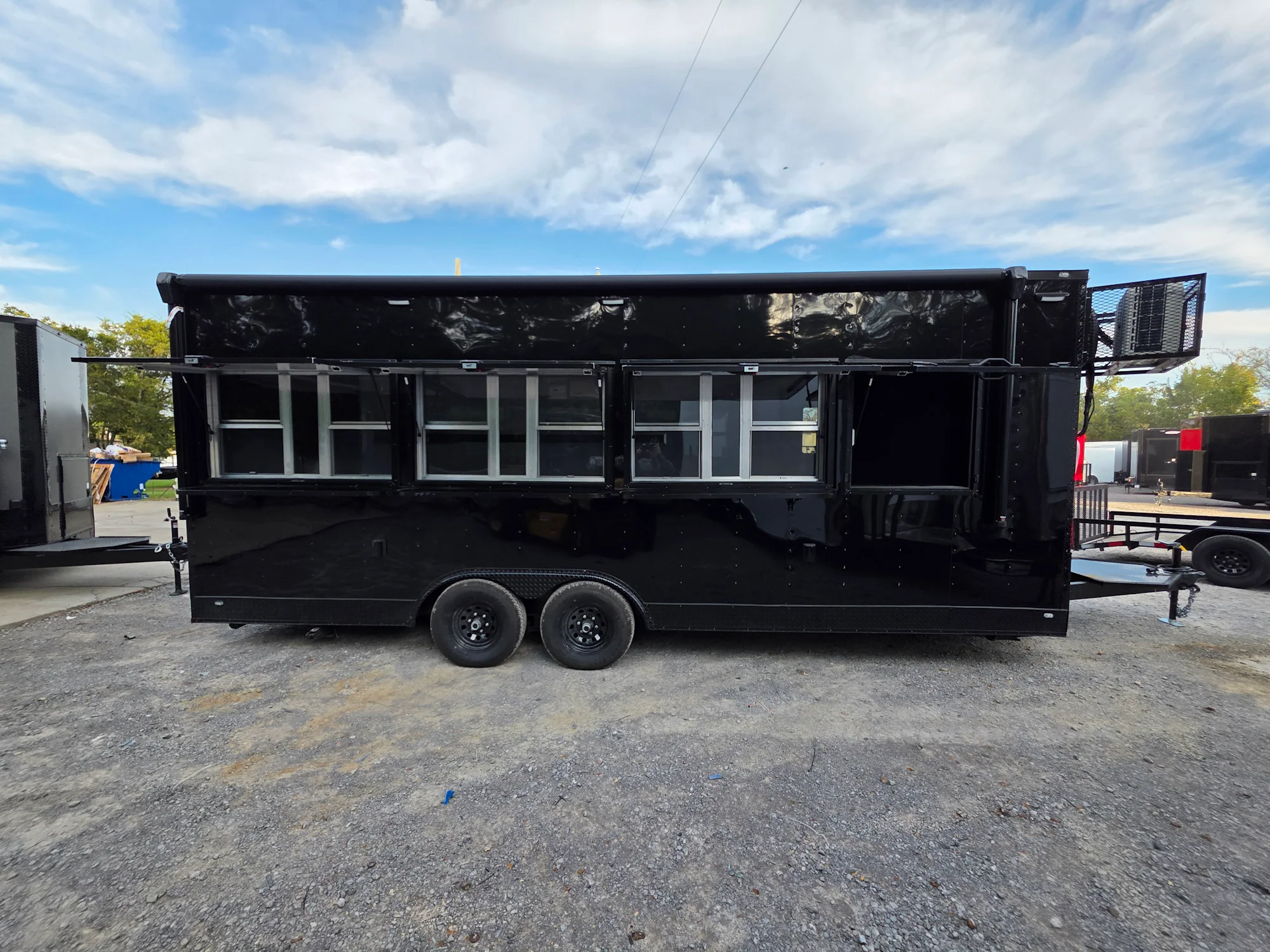 531-8.5-x-22-black-with-blackout-trim-concession-trailer-event-catering-12.webp 8.5' X 22' Black With Blackout Trim Concession Trailer Event Catering