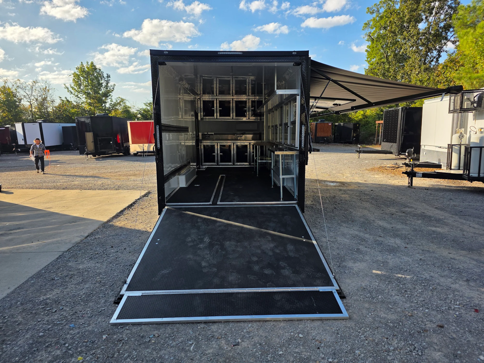 531-8.5-x-22-black-with-blackout-trim-concession-trailer-event-catering-19.webp 8.5' X 22' Black With Blackout Trim Concession Trailer Event Catering