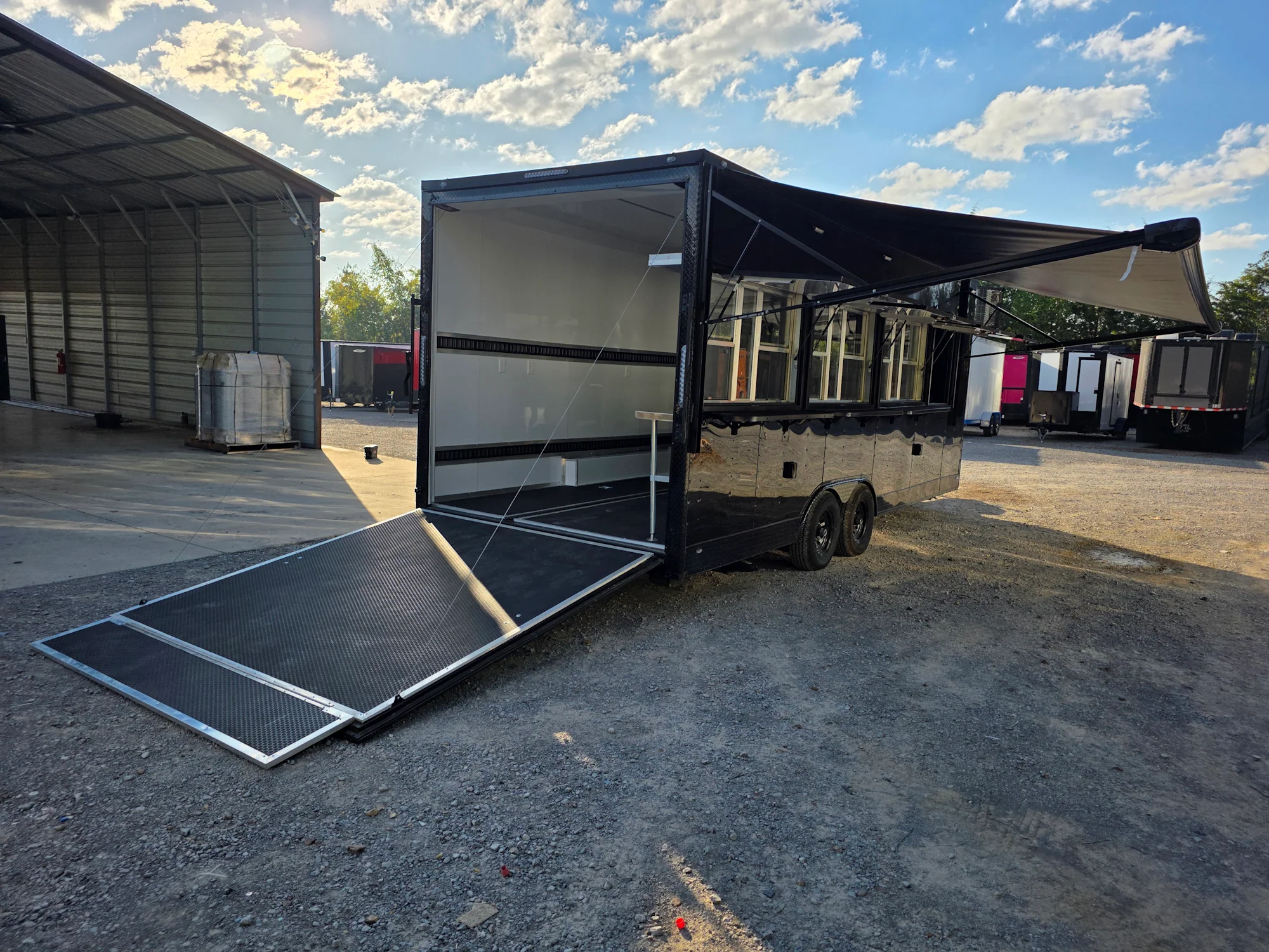 531-8.5-x-22-black-with-blackout-trim-concession-trailer-event-catering-20.webp 8.5' X 22' Black With Blackout Trim Concession Trailer Event Catering