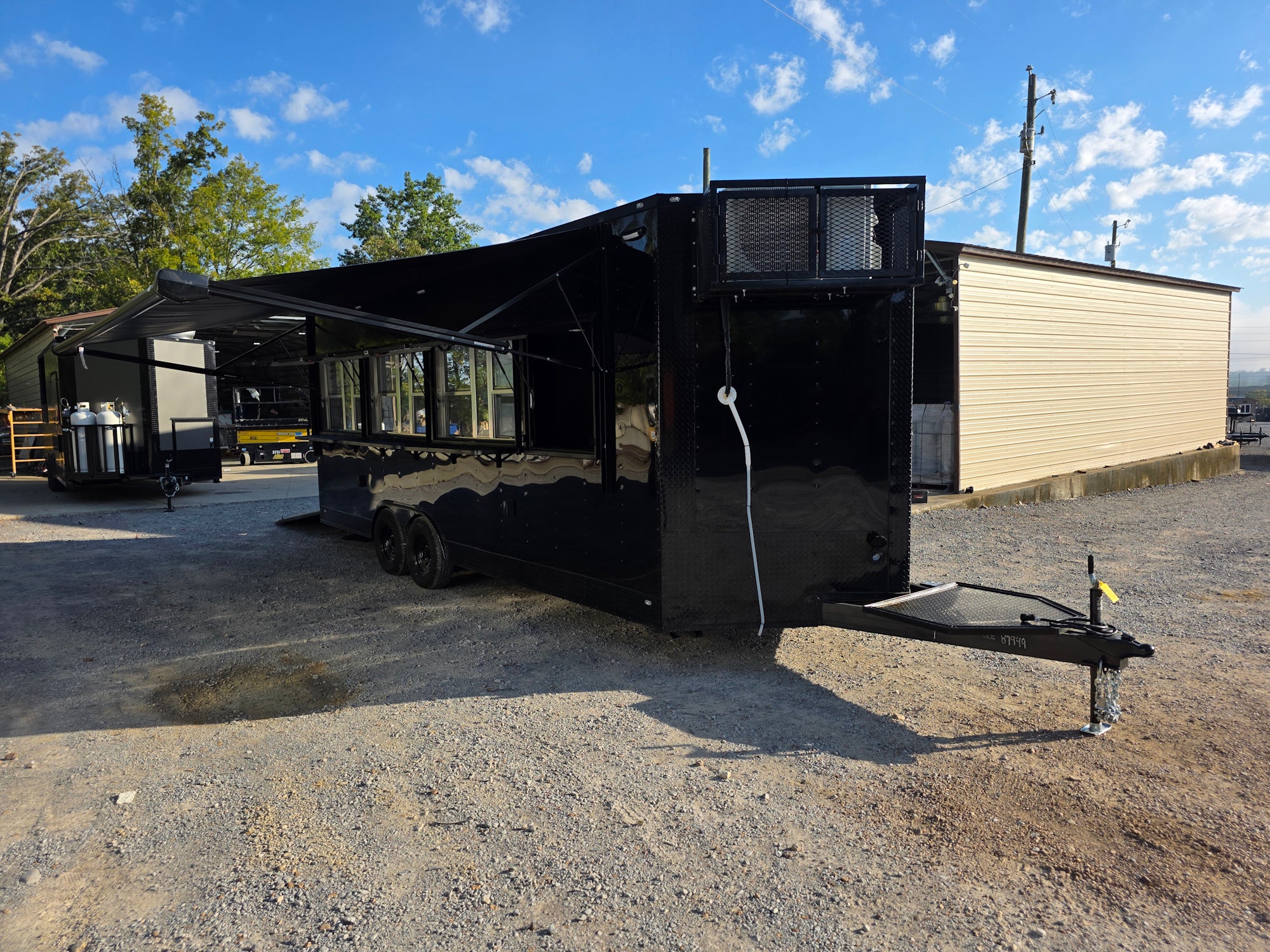 531-8.5-x-22-black-with-blackout-trim-concession-trailer-event-catering-21.jpg 8.5' X 22' Black With Blackout Trim Concession Trailer Event Catering