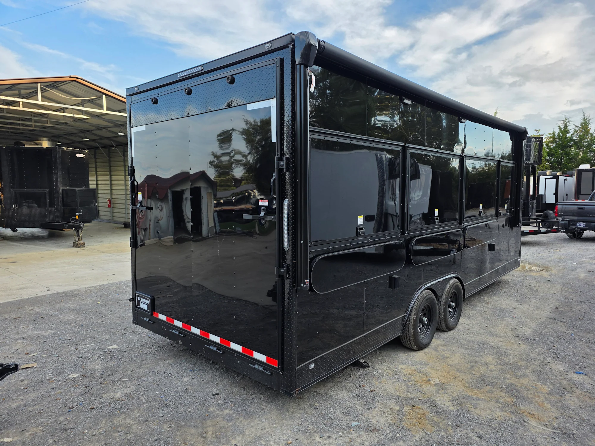 531-8.5-x-22-black-with-blackout-trim-concession-trailer-event-catering-8.webp 8.5' X 22' Black With Blackout Trim Concession Trailer Event Catering