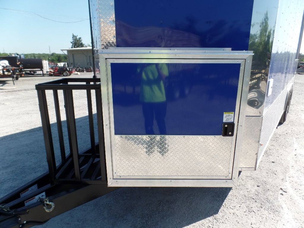 532-8.5-x-22-blue-bbq-concession-food-event-catering-trailer-12.jpg 8.5' x 22' Blue BBQ Concession Food Event Catering Trailer