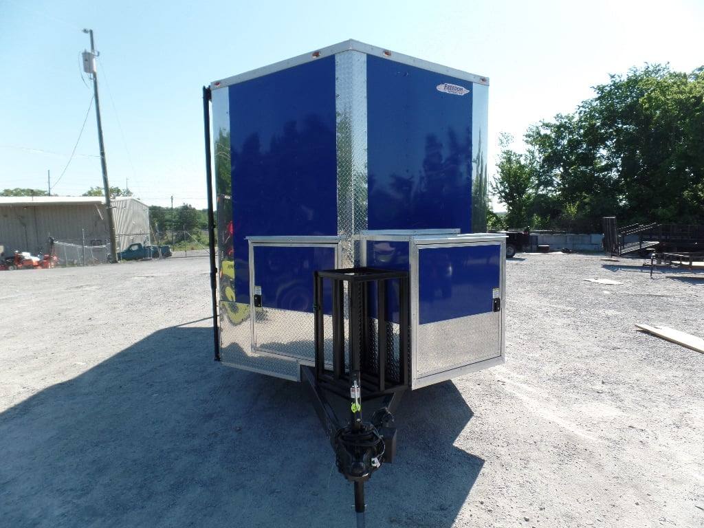532-8.5-x-22-blue-bbq-concession-food-event-catering-trailer-15.jpg 8.5' x 22' Blue BBQ Concession Food Event Catering Trailer