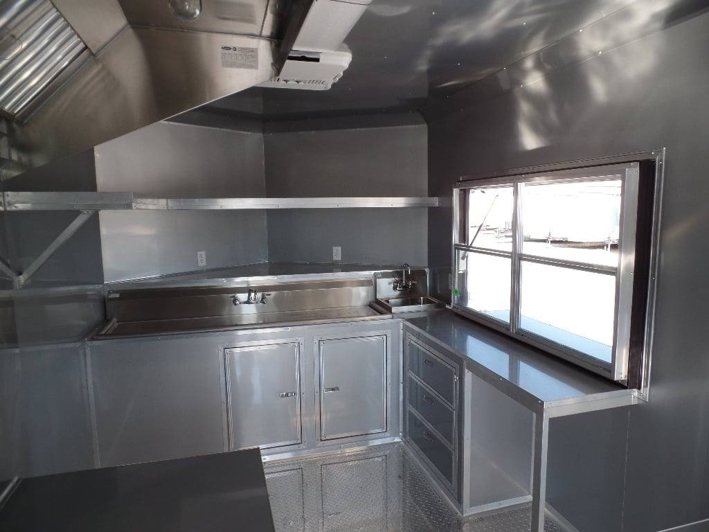 532-8.5-x-22-blue-bbq-concession-food-event-catering-trailer-18.jpg 8.5' x 22' Blue BBQ Concession Food Event Catering Trailer