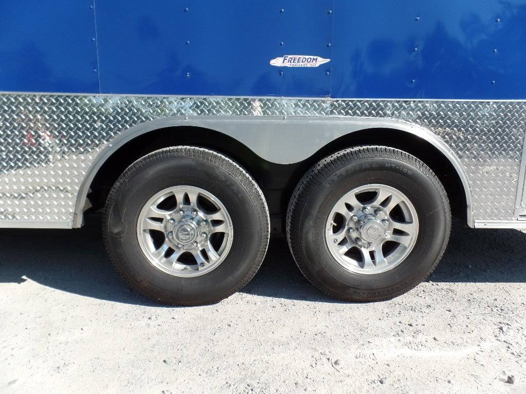532-8.5-x-22-blue-bbq-concession-food-event-catering-trailer-8.jpg 8.5' x 22' Blue BBQ Concession Food Event Catering Trailer