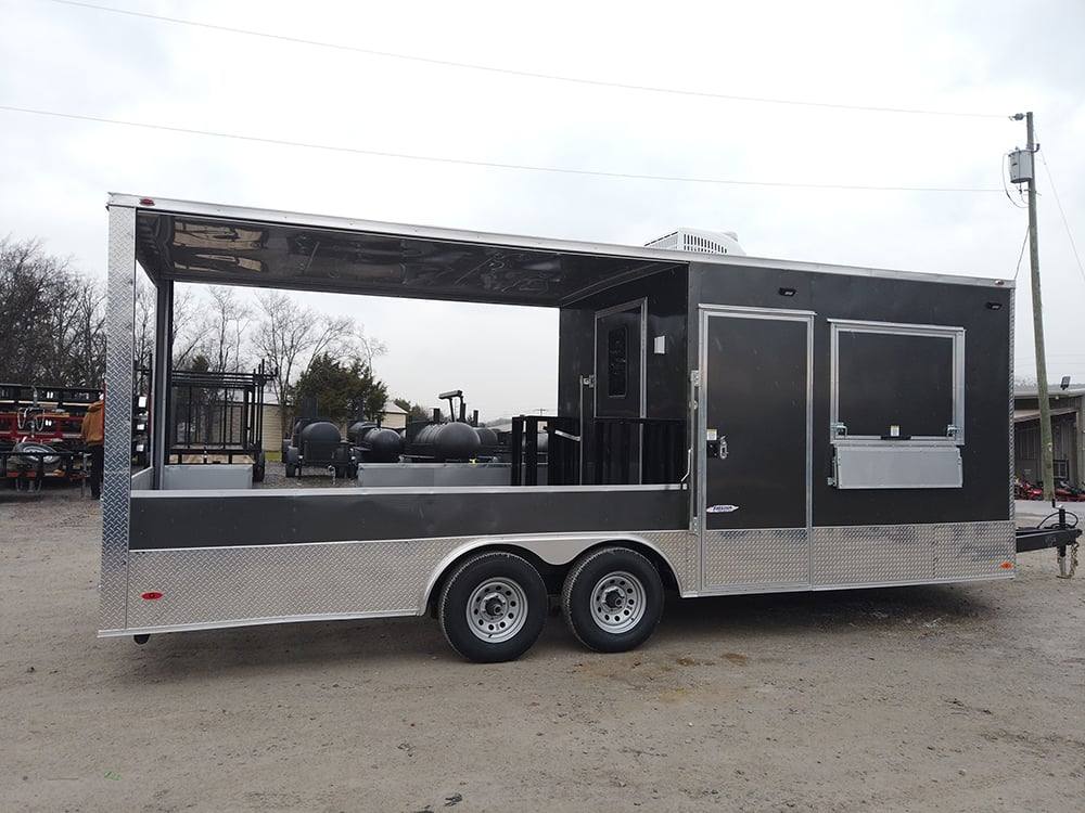 533-8.5-x-22-charcoal-grey-bbq-porch-concession-food-trailer-12.jpg 8.5' x 22' Charcoal Grey BBQ Porch Concession Food Trailer