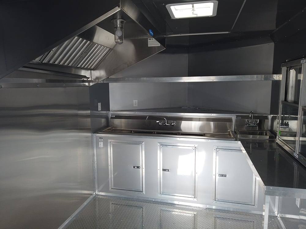 533-8.5-x-22-charcoal-grey-bbq-porch-concession-food-trailer-2.jpg 8.5' x 22' Charcoal Grey BBQ Porch Concession Food Trailer