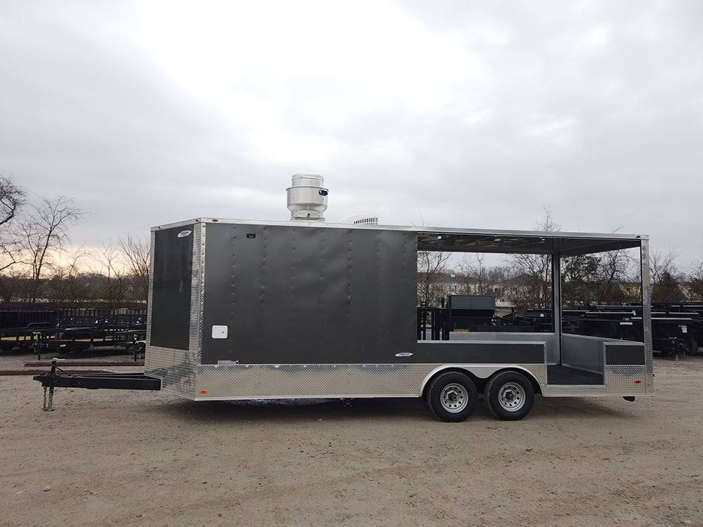 533-8.5-x-22-charcoal-grey-bbq-porch-concession-food-trailer-20.jpg 8.5' x 22' Charcoal Grey BBQ Porch Concession Food Trailer