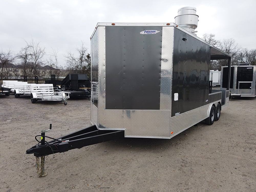 533-8.5-x-22-charcoal-grey-bbq-porch-concession-food-trailer-21.jpg 8.5' x 22' Charcoal Grey BBQ Porch Concession Food Trailer