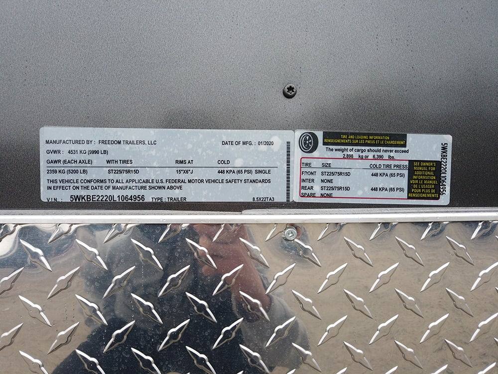 533-8.5-x-22-charcoal-grey-bbq-porch-concession-food-trailer-7.jpg 8.5' x 22' Charcoal Grey BBQ Porch Concession Food Trailer