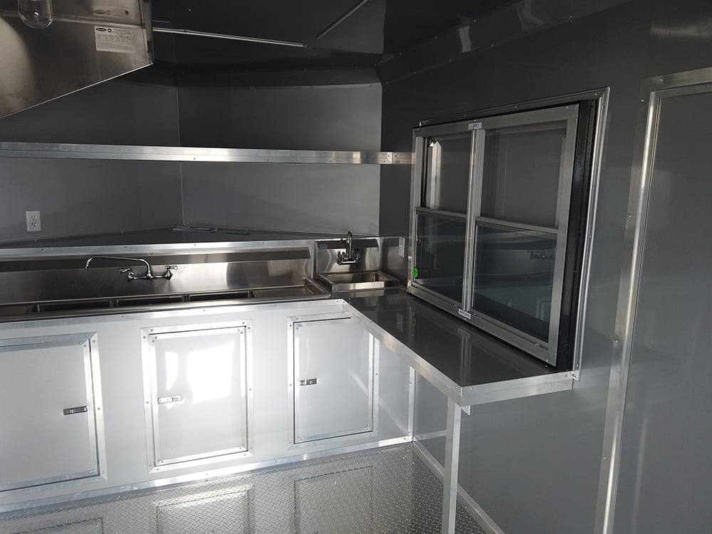 533-8.5-x-22-charcoal-grey-bbq-porch-concession-food-trailer-9.jpg 8.5' x 22' Charcoal Grey BBQ Porch Concession Food Trailer