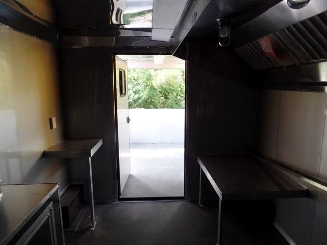 534-8.5-x-22-charcoal-grey-concession-bbq-food-trailer-event-catering-12.jpg 8.5' x 22' Charcoal Grey Concession BBQ Food Trailer Event Catering