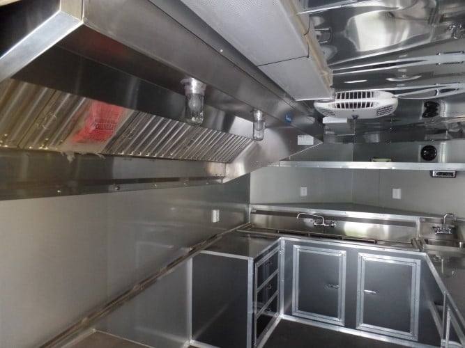 534-8.5-x-22-charcoal-grey-concession-bbq-food-trailer-event-catering-4.jpg 8.5' x 22' Charcoal Grey Concession BBQ Food Trailer Event Catering