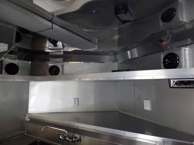 534-8.5-x-22-charcoal-grey-concession-bbq-food-trailer-event-catering-5.jpg 8.5' x 22' Charcoal Grey Concession BBQ Food Trailer Event Catering