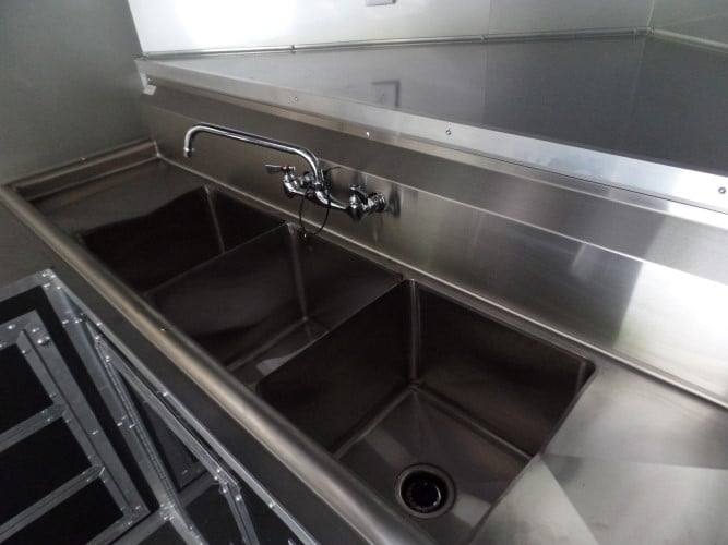 534-8.5-x-22-charcoal-grey-concession-bbq-food-trailer-event-catering-6.jpg 8.5' x 22' Charcoal Grey Concession BBQ Food Trailer Event Catering