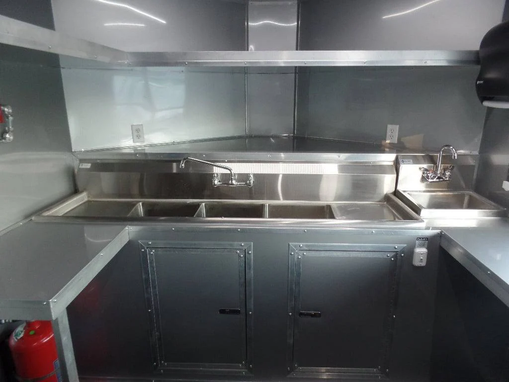 535-8.5-x-22-charcoal-grey-porch-style-concession-food-trailer-with-appliances-21.webp 8.5' x 22' Charcoal Grey Porch Style Concession Food Trailer With Appliances
