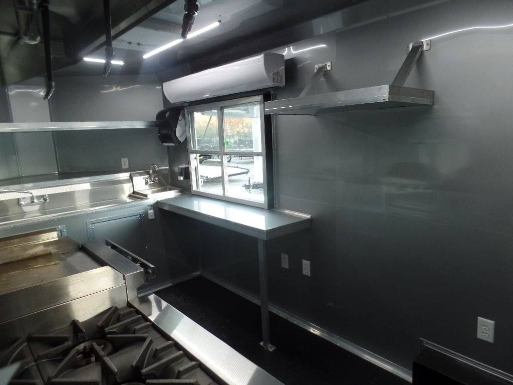 535-8.5-x-22-charcoal-grey-porch-style-concession-food-trailer-with-appliances-27.jpg 8.5' x 22' Charcoal Grey Porch Style Concession Food Trailer With Appliances