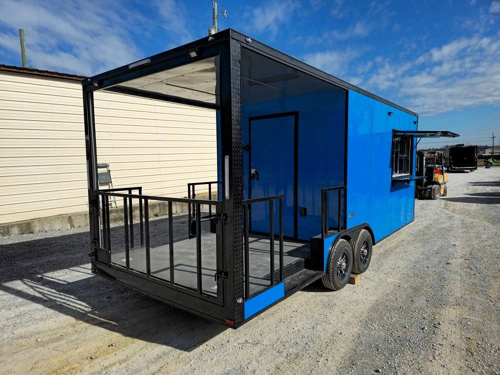 537-8.5-x-22-cobalt-blue-bbq-food-event-catering-11.jpg 8.5' X 22' Cobalt Blue BBQ Food Event Catering