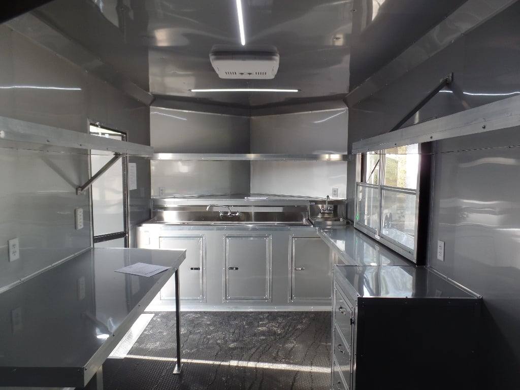 538-8.5-x-22-cobalt-blue-bbq-porch-concession-food-trailer-28.jpg 8.5' x 22' Cobalt Blue BBQ Porch Concession Food Trailer