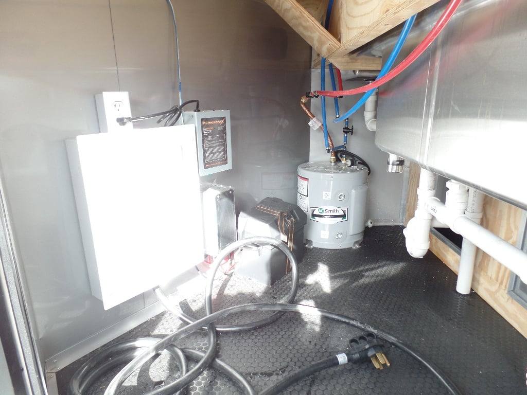538-8.5-x-22-cobalt-blue-bbq-porch-concession-food-trailer-7.jpg 8.5' x 22' Cobalt Blue BBQ Porch Concession Food Trailer