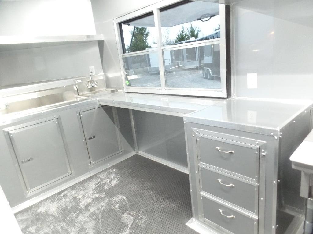 539-8.5-x-22-cobalt-blue-bbq-porch-concession-food-trailer-with-appliances-2.jpg 8.5' x 22' Cobalt Blue BBQ Porch Concession Food Trailer With Appliances