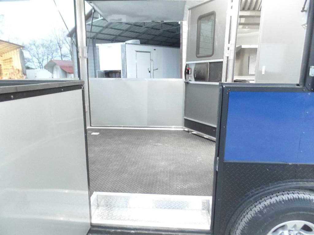 539-8.5-x-22-cobalt-blue-bbq-porch-concession-food-trailer-with-appliances-25.jpg 8.5' x 22' Cobalt Blue BBQ Porch Concession Food Trailer With Appliances