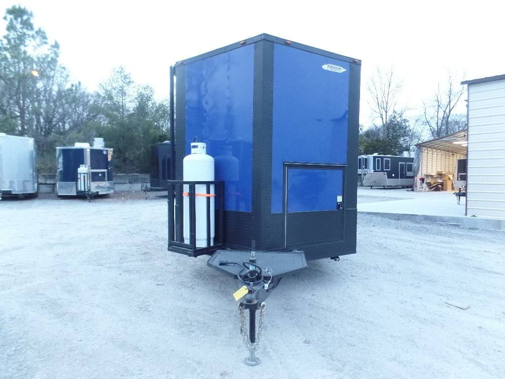 539-8.5-x-22-cobalt-blue-bbq-porch-concession-food-trailer-with-appliances-33.jpg 8.5' x 22' Cobalt Blue BBQ Porch Concession Food Trailer With Appliances