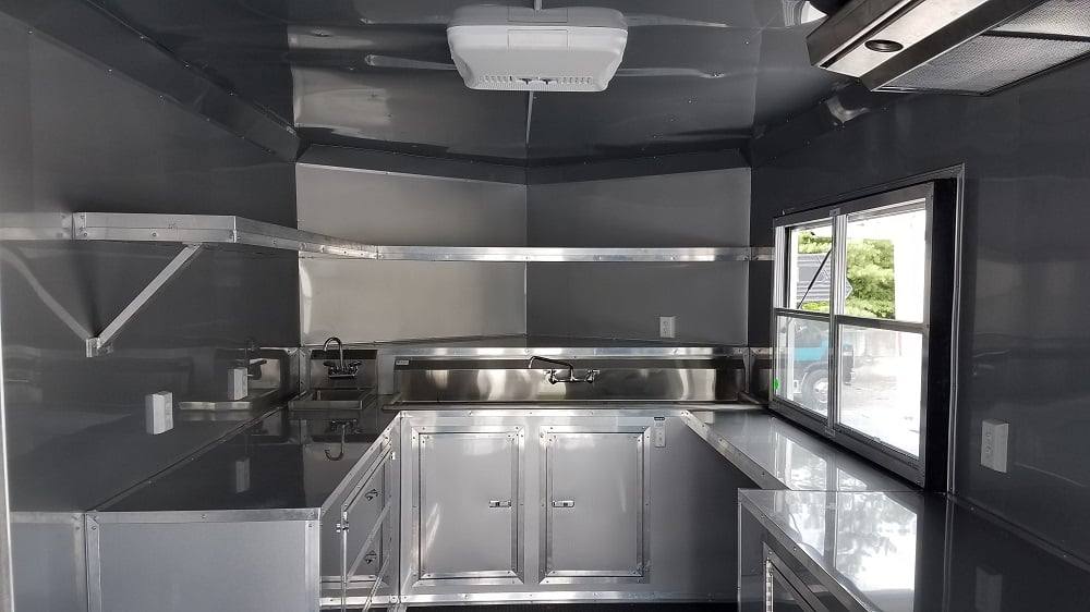 540-8.5-x-22-cobalt-blue-bbq-porch-concession-food-trailer-with-appliances-20.jpg 8.5' x 22' Cobalt Blue BBQ Porch Concession Food Trailer With Appliances