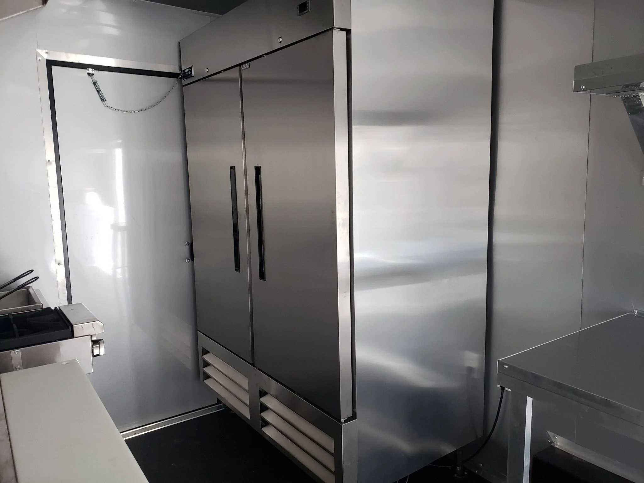 542-8.5-x-22-cobalt-blue-concession-food-trailer-with-restroom-and-appliances-19.webp 8.5' x 22' Cobalt Blue Concession Food Trailer with Restroom and Appliances