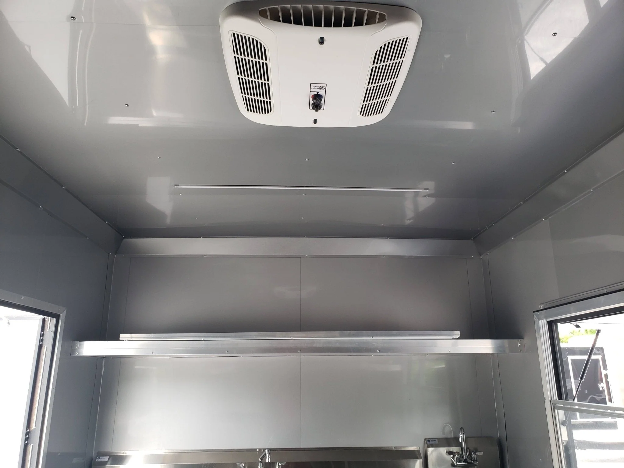 542-8.5-x-22-cobalt-blue-concession-food-trailer-with-restroom-and-appliances-21.webp 8.5' x 22' Cobalt Blue Concession Food Trailer with Restroom and Appliances