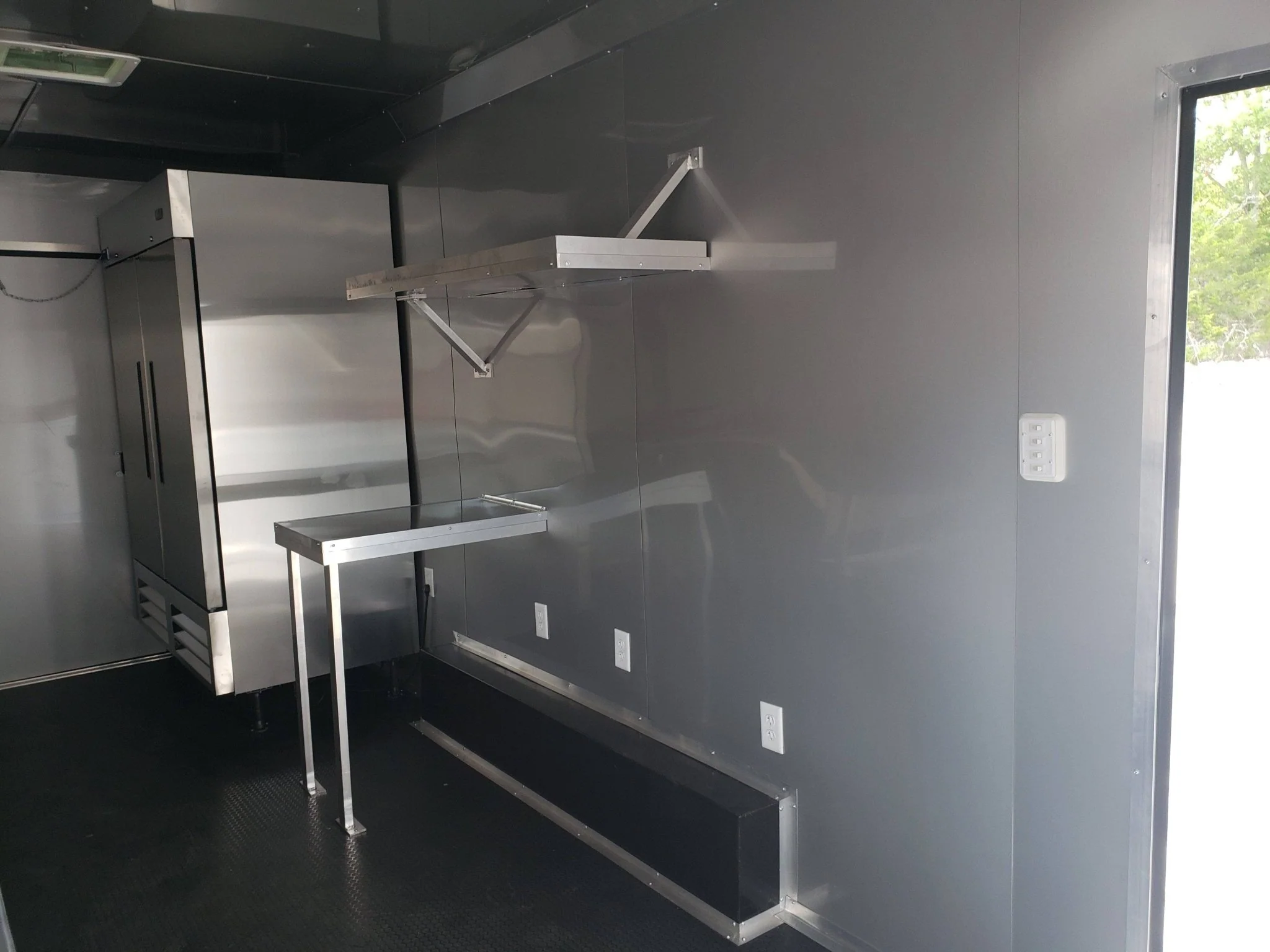 542-8.5-x-22-cobalt-blue-concession-food-trailer-with-restroom-and-appliances-30.webp 8.5' x 22' Cobalt Blue Concession Food Trailer with Restroom and Appliances