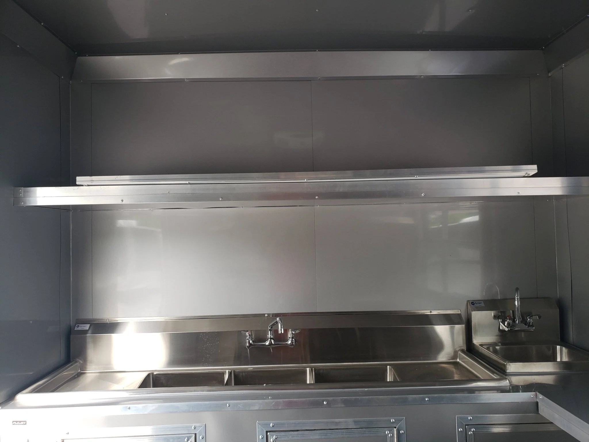 542-8.5-x-22-cobalt-blue-concession-food-trailer-with-restroom-and-appliances-6.webp 8.5' x 22' Cobalt Blue Concession Food Trailer with Restroom and Appliances